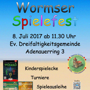 Wormser Spielefest am 8.7.2017